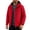 Red, variant on Sahpxhe Men's Hooded Softshell Jacket Waterproof Windbreaker Zip Up Warm Puffer Jackets Winter Travel Hiking Outerwear Purple S