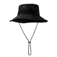 thumbnail image 2 of Helii Wide Brim Sun Hat for Men Women – Breathable Mesh Bucket Fishing Hat, Lightweight Quick Dry Outdoor Booney Cap with Chin Strap for Hiking Beach Gardening Black,A, 2 of 7