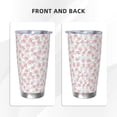 thumbnail image 3 of Salouo Floral Print 20oz Tumbler with Lid,Stainless Steel Vacuum Insulated Tumbler Durable Insulated Coffee Mug Thermal Cup with Splash Proof Sliding Lid-Without Straw, 3 of 8