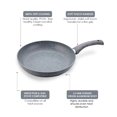 thumbnail image 3 of Sartén Wonderchef Granite Antiadherente para inducción, 26 cm, 2 L, color gris, 3 of 6