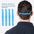 thumbnail image 4 of 10 ganchos para mascarillas, hebillas de extensión, cuerdas antideslizantes, ganchos para colgar, accesorios prácticos (azul oscuro), 4 of 8