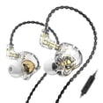 thumbnail image 1 of Deportes en Auriculares auriculares con cable de auricular 3.5mm Jack Dynamic Earbud Estéreo Estéreo Detachable Auriculares Portátil Hand-Free Home Headphone Blanco con MIC Scienceny EL005463-04B, 1 of 7