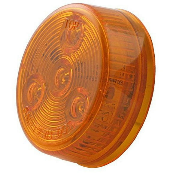 Amber 2" Round LED Side Marker Lights (1 per pack)