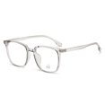 thumbnail image 1 of Gafas de sol con montura cuadrada retro con espejo plano y antiluz azul, modernas y con acabado para miopía, 1 of 6