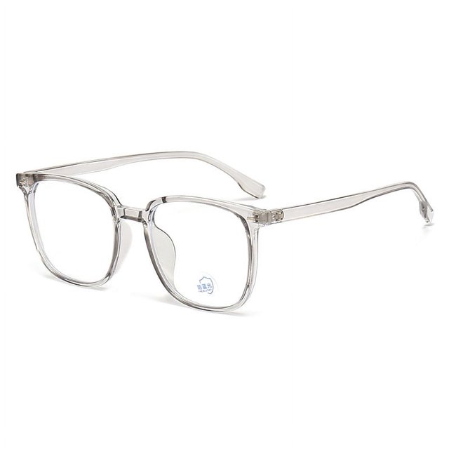 Gafas de sol con montura cuadrada retro con espejo plano y antiluz azul, modernas y con acabado para miopía