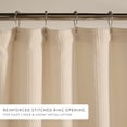 thumbnail image 4 of Cotton Blend Waffle Texture Shower Curtain, 4 of 7