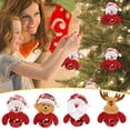 thumbnail image 1 of Fiudx Colgante de Papá Noel para Árbol de Navidad, Diseño de Muñeco de Nieve Hecho a Mano, Colores Vibrantes y Simbolismo Significativo, Decoración para Fiestas, Decoración Festiva para El Hogar, Tam, 1 of 7