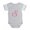 Heather Gray, variant on CafePress - S Pink Initial_Tr - Cute Infant Baby Football Bodysuit