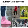 thumbnail image 5 of Walking Shoes Accessories Latex Shoes Protectors Waterproof Reusable Rain Boot Shoe Covers Rain Shoe Cover Overshoes WHITE M, 5 of 6