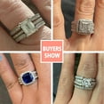 thumbnail image 7 of SHELOVES Vintage Guard Wrap Wedding Band For Women 925 Sterling Silver Ring Enhancer for Engagement Rings Size 8, 7 of 7