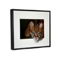 thumbnail image 3 of Stupell Industries Menacing Cheetah Glaring Jungle Cat Obscure Painting Painting Jet Black Floating Framed Canvas Print Wall Art, Design by Alan Weston, 3 of 5