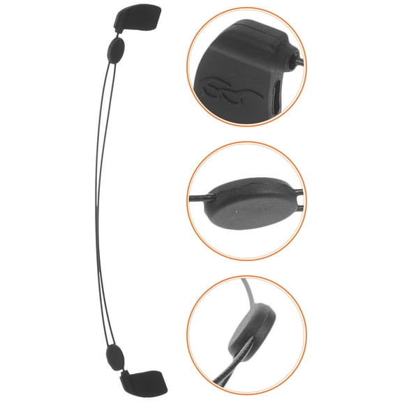 ibasenice Secure Eyewear Cord Anti Skid Glasses Band Strap Black 1Set Everyday Use All Ages
