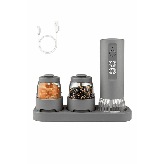 Interchangeable Herb Mill Grinder - Gray