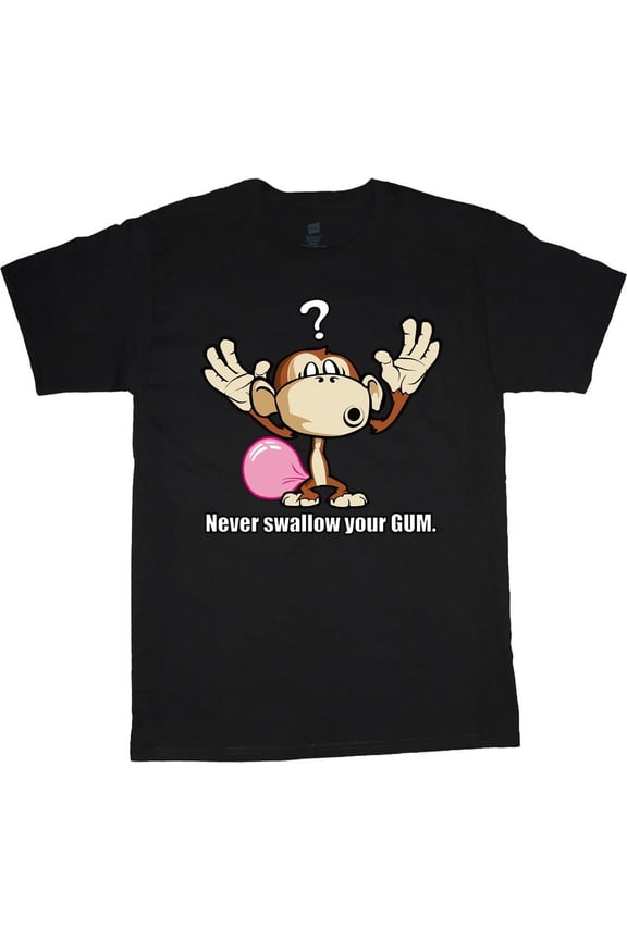 Funny Saying Monkey T-shirt Mens Graphic Tees Clothing Apparel