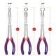 thumbnail image 4 of Juego de alicates para mangueras WORKPRO, 3 piezas, largo alcance, 28 cm, 4 of 7