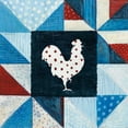 thumbnail image 2 of Averinos, Melissa 20x20 Black Ornate Wood Framed with Double Matting Museum Art Print Titled - Modern Americana Farm Quilt VII, 2 of 4