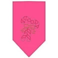 thumbnail image 1 of Bandana en Strass Candy Canes Rose Vif Petit, 1 of 1