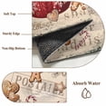 thumbnail image 6 of 5'x7' Area Rugs for Living Room Bedroom, Christmas Washable Rug Carpet Runner Indoor Outdoor, Winter Xmas Snowman Sugar Ice Cream Vintage Non Slip Floor Mats Area Rug for Kitchen, Nursery, 6 of 8