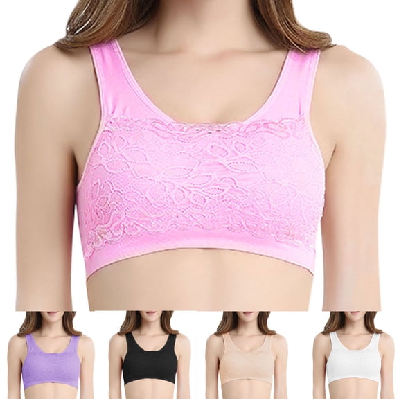 Avtoify Women Solid Lace Bra Summer Bras for Women Seamless Comfortable Daily