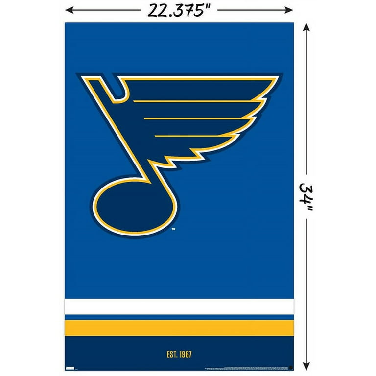 NHL St. Louis Blues - Logo 21 Wall Poster, 22.375 x 34