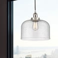thumbnail image 2 of 616-1PH-SN-G74-L Innovations Lighting Bell - 1 Light Mini Pendant In Industrial Style-11.75 Inches Tall and 12 Inches Wide-Brushed Satin Nickel, 2 of 2