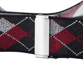 thumbnail image 5 of Buyless Fashion Suspenders for Men - 48" Elastic Adjustable Straps 1 1/4" - Y Shape - 5103-Red-White-Argyle, 5 of 6