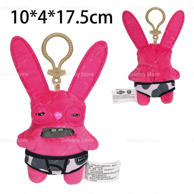 Fuggler Plush Keyrings Funny Ugly Monster Fugg Mr Needles Greedy