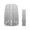 Silver, variant on Professional Aluminum Scubas Backplate Secure Tanks Attachments With Multiple Connection Point For Dives Equipment