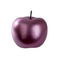 Urban Trends Collection 44372 Ceramic Apple Figurine Chrome Pink - Large