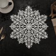 thumbnail image 1 of Christmas Decorations Indoor Hollowed Out Insulation Mat Solid Polyvinyl Chloride Leather Placemats , Coffee Mats, Kitchen Table Mats, , Easy To Clean Kitchen Table Mats Christmas Tree on Clearance, 1 of 6