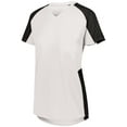 thumbnail image 2 of Augusta L Ladies Cutter Jersey White/Black 1522, 2 of 2