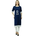 thumbnail image 6 of Bimba Women Rayon Tunic 3/4 Sleeve Chic kurti Kurta Indian Ethnic Dress, 6 of 9