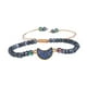 thumbnail image 5 of Pulsera con cuentas de piedra, dije original, regalo, joyería de moda, brazalete trenzado de cumpleaños con Luna, 5 of 8