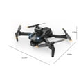 thumbnail image 4 of WJSXC S172 WiFi FPV con cámara dual 4KHD, modo de retención de altitud, dron RC plegable, cuadricóptero RTF, color negro, 4 of 5