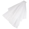 thumbnail image 3 of CIMAXIC Mariage 1 Pce Robe de Mariée Voile Simple Court Voile de Mariée (Blanc), 27.56"X3.15"X0.39 Pouces, 3 of 5