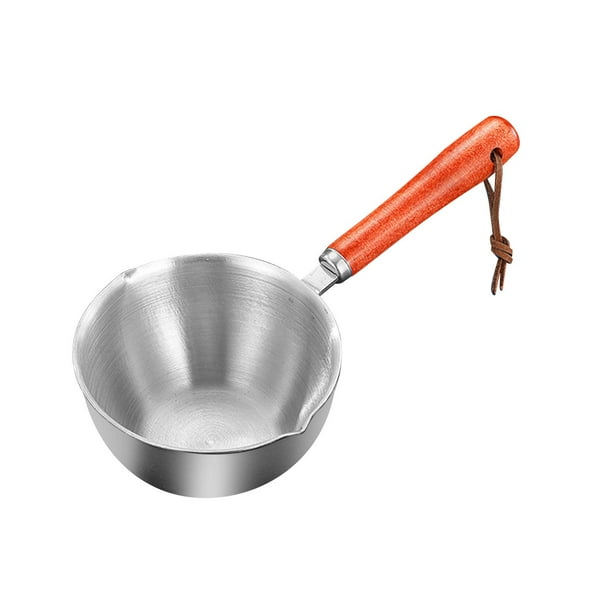 Olla pequeña para calentar aceite, sartén para tortillas, práctica sartén antiadherente, olla para calentar aceite, sartén pequeña para cocinar en 300 ml
