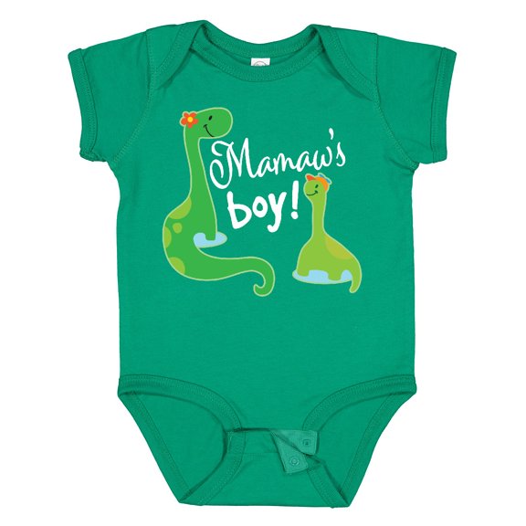 Inktastic Mamaws Boy Grandson Gift Dinosaur Boys Baby Bodysuit