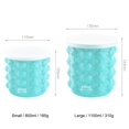 thumbnail image 2 of Molde De Hielo De Cubo De Hielo De Silicona Con Tapa, Cubo De Hielo De Ahorro De Espacio Portátil Para Fabricante De Cubos De Congelador Yuarrent HA023900-00, 2 of 7