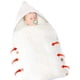 thumbnail image 2 of Saco de dormir de punto para bebé, manta envolvente para cochecito, saco de bebé con forro polar en el interior, saco cálido, saco de punto para bebés recién nacidos Xemadio LN-2019-1, 2 of 5