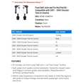 thumbnail image 2 of Front Ball Joint and Tie Rod End Kit - Compatible with 2001 - 2004 Chrysler Town & Country 2002 2003, 2 of 2