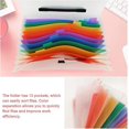 thumbnail image 4 of Expandable File Folder Accordion File Package Folder Store Test Papers Various Documents, 4 of 5