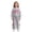 Q57 Grey, variant on Angala 2 Piece Outfits For Girls Crew Neck Long Sleeve Bowknot Print Sweatshirt With Sweatpants Set Girls Fall Season Wear Clothes