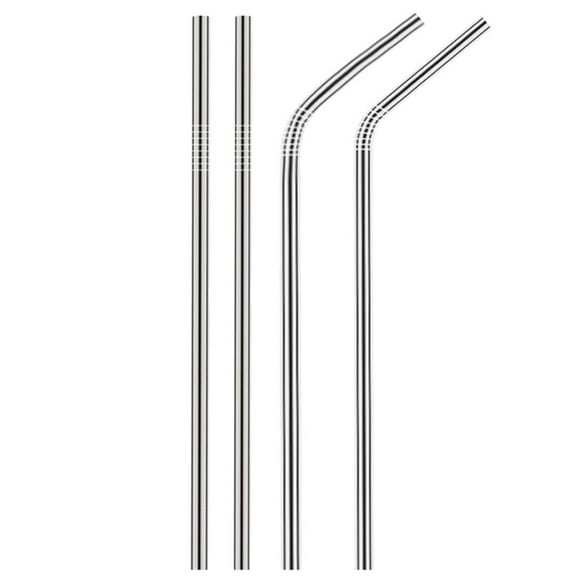 Clearance sale!Pedty 2X Straight Pipe 2X Bent Pipe,4Pcs Fits Steel Oz Long 30 Oz Metal Reusable Drinking Stainless 20 Cups & Kitchen，Dining & Bar