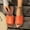Orange, variant on Fnooota Sandals for Women 2025, Holiday Fashion Slip On Open Toe Summer Shoes Sandals Black Size 7