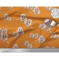 thumbnail image 3 of Soimoi Cotton Voile Fabric Golden Retriever Dog Decor Fabric Printed Yard 56 Inch Wide, 3 of 3