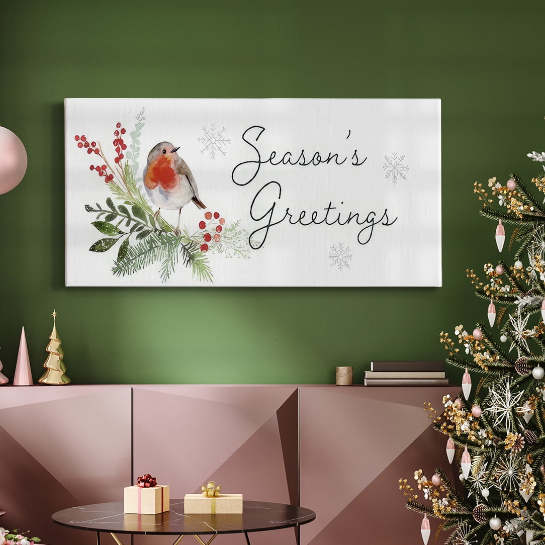 Winter Visitor Collection D- Gallery Wrapped Canvas