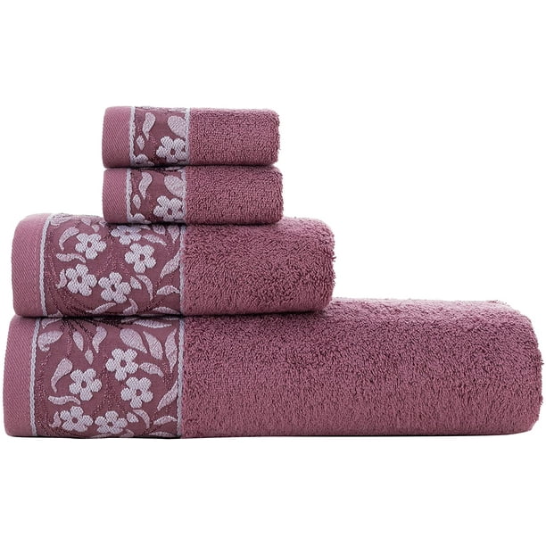 HALLEY Decorative Bath Towels Set, 6 Piece - Turkish Towel Set