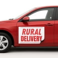 thumbnail image 1 of Rural Deliivery Car Magnet Sign by DC | Flexible Car Magnetic Sheets with Adhesive Backing | 12"x18" Bumper Magnet Sticker for Vehicles, Trucks & Business Advertising Signs | 2 PC | Made in USA, 1 of 7