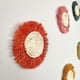 thumbnail image 5 of Nvzi Cestas de pared bohemias para decoración de pared, cestas de mimbre rústicas colgantes, arte de pared redondo para salas de estar, dormitorios, decoraciones de cocina (rojo), 5 of 5