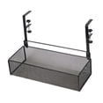 thumbnail image 1 of Organizador de escritorio colgante de fácil instalación con abrazadera de hierro para organizar negro, 1 of 9